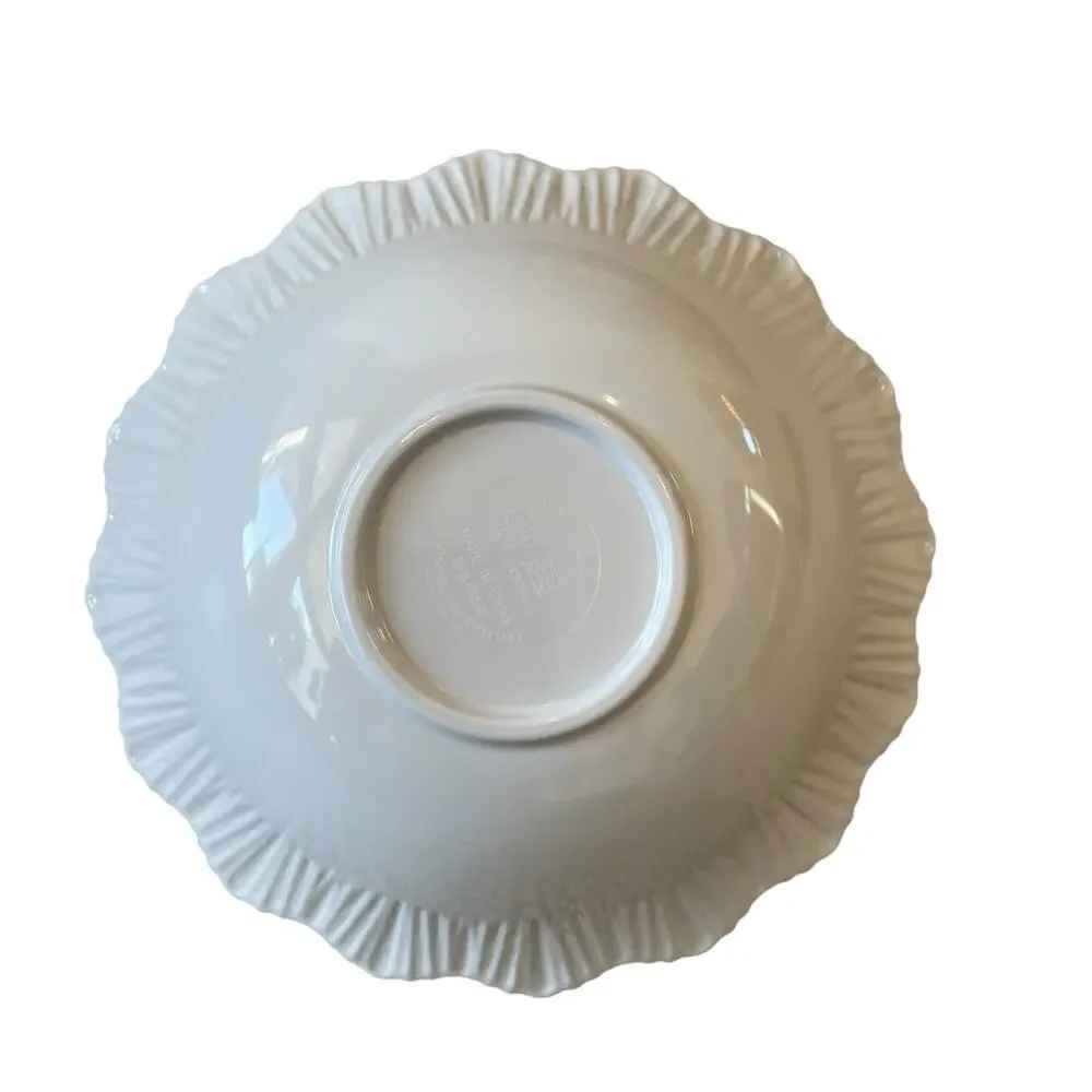 Soho Loft Spring Floral Melamine Bowls 7.5in Shabby Chic Set of 4 NEW